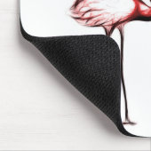 Weiße Birkenbaum Holz Rustikaler Stallbaum Chic Mousepad (Ecke)