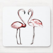 Weiße Birkenbaum Holz Rustikaler Stallbaum Chic Mousepad (Vorne)