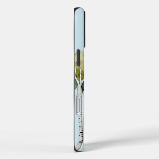 Weiße Birkenbäume Case-Mate iPhone Hülle (Rückseite / Rechts)