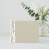 Weiße Birkenbäume Postkarte (Stehend Vorderseite)