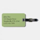 Weiße Birkenbäume und Herbst-Fernen am Rocky Mount Gepäckanhänger (Rückseite horizontal)