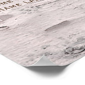 Weiße Birkenbaumholz Rustikale Stallplakette Poster (Ecke)