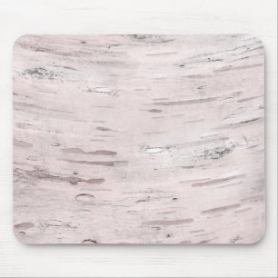 Weiße Birkenholz-Rustikal-Bauernhaus Chic Mousepad
