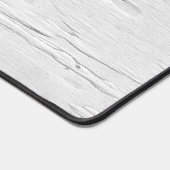 Weiße Birkenstruktur Schreibtischunterlage (Ecke)