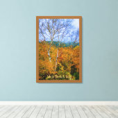 Weiße Birne und Gold Leinwanddruck (Insitu (Holzboden))