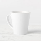 Weiße, blassgraue Tasse (Linke Ecke)