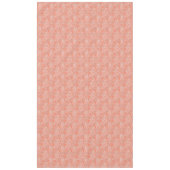 Weiße Blätter auf Orangentabletten Tischdecke (Vorderseite)