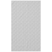 Weiße Blätter auf Silbertabletten Tischdecke (Vorderseite)