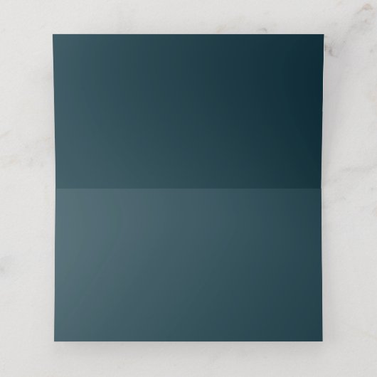 Weiße Blätter Platzkarte (Innenseite Aufgefaltet)