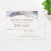 Weiße blaue Gate-Referenzkarte (Schreibtisch)