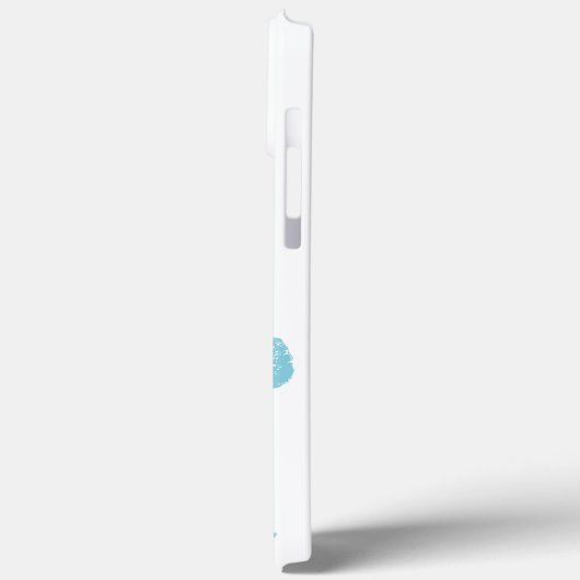 Weiße Blaue Monarchschmetterlinge Case-Mate iPhone Hülle (Rückseite / Links)