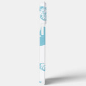 Weiße Blaue Monarchschmetterlinge Case-Mate iPhone Hülle (Rückseite / Rechts)