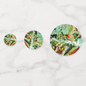 Weiße, blendende abstrakte Tischkonfetti, entspann Konfetti (Vorderseiten)