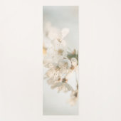 Weiße Blossom Nature Foto Yogamatte (Vorderseite)