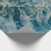 WEISSE BLUE SKY GESCHENKPAPIER (Ecke)