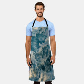 WEISSE BLUE SKY SCHÜRZE (Getragen)