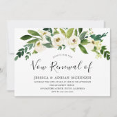 Weiße blühende Blume ohne erneute Einladung (Vorderseite)