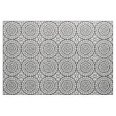 Weiße blühende Diamanten Print Geometric Muster Stoff (Yard (91,4 cm))