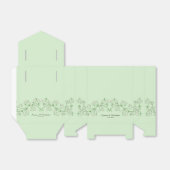 Weiße blühende Vine Minze Green Fevor Box Geschenkschachtel (Ungefaltet)