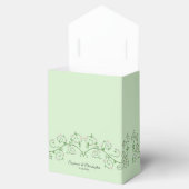 Weiße blühende Vine Minze Green Fevor Box Geschenkschachtel (Geöffnet)