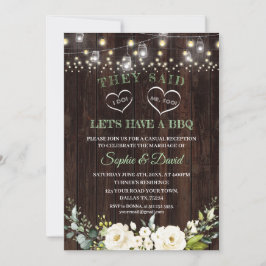 Weiße Blume alter Stall nach Hochzeitstag GRILLEN Einladung