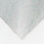 Weiße Blume Blanket Fleecedecke (Ecke)