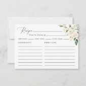 Weiße Blume, Blume aus Creme, Brautparty Rezept (Vorderseite)