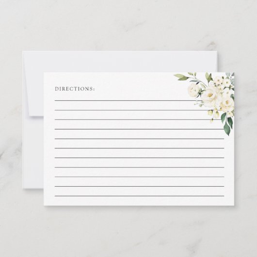 Weiße Blume, Blume aus Creme, Brautparty Rezept (Rückseite)