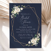 Weiße Blume, Creme-Blume, Boho, Brautparty Einladung