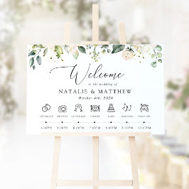 Weiße Blume, Creme-Blume, Hochzeitzeitzeitschrift Poster