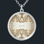Weiße Blume Decorative Gold-Kette Versilberte Kette<br><div class="desc">Schöne weiße Blume Dekorative Goldene Fußmatte</div>
