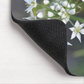 Weiße Blume Delikates Blumenblossom Foto Mousepad (Ecke)