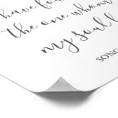 Weiße Blume, die ich gefunden habe, die eins mein Poster (Ecke)