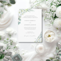 Weiße Blume & elegante Grüne Hochzeit mit UAWG