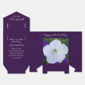 Weiße Blume Foto Schönheit für Ashes Bible Verse Geschenkschachtel (Ungefaltet)