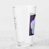 Weiße Blume Foto Schönheit für Ashes Bible Verse Glas (Rechts)