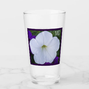 Weiße Blume Foto Schönheit für Ashes Bible Verse Glas