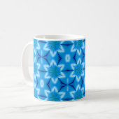 Weiße Blume, gefroren Kaffeetasse (Vorderseite Links)