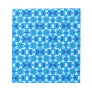 Weiße Blume, gefroren Notizblock