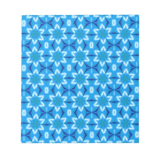 Weiße Blume, gefroren Notizblock (Vorderseite)