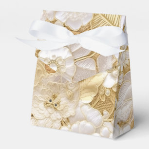 Weiße Blume Geschenkschachtel