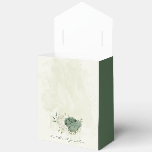 Weiße Blume Geschenkschachtel (Offen)