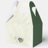 Weiße Blume Geschenkschachtel (Rückseite)