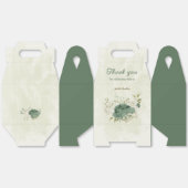 Weiße Blume Geschenkschachtel (Ungeklappt)