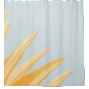 WEISSE BLUME GRAFIKWALLPAPIER DUSCHVORHANG