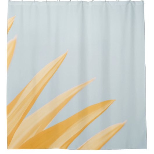 WEISSE BLUME GRAFIKWALLPAPIER DUSCHVORHANG (Vorderseite)