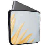 WEISSE BLUME GRAFIKWALLPAPIER LAPTOPSCHUTZHÜLLE (Vorne Rechts)