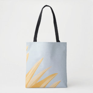 WEISSE BLUME GRAFIKWALLPAPIER TASCHE