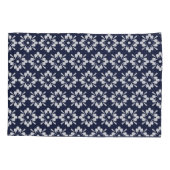 Weiße Blume im Hintergrund Kissenbezug (Rückseite-Links)