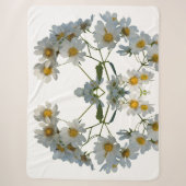 Weiße Blume in Blüte Sherpadecke (Vorderseite)